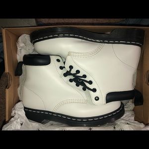 Black & White Doc Marten Boots